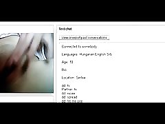 Сербская девочка киска играть на chatroulette